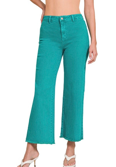 Zika Wide Leg Pants Teal