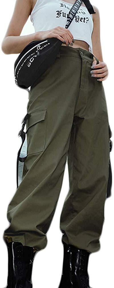 womens high waisted combat trousers