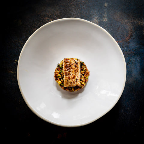 Glazed Black Cod, Red Rice & Harissa | FINE & WILD UK