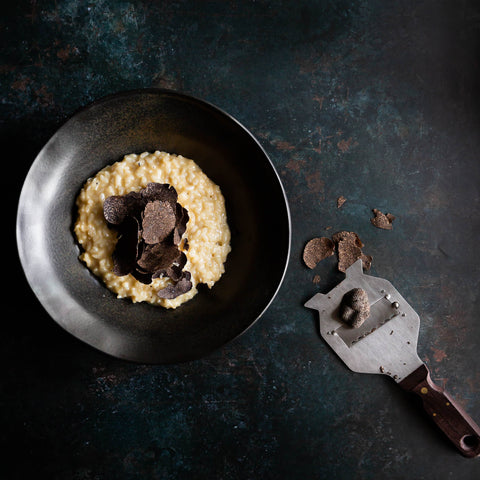 Fresh Truffle Risotto Recipe Plating FINE & WILD UK