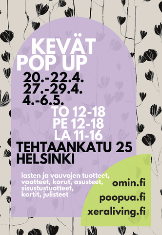 Juliste kevät 2023 pop upista Helsingissä