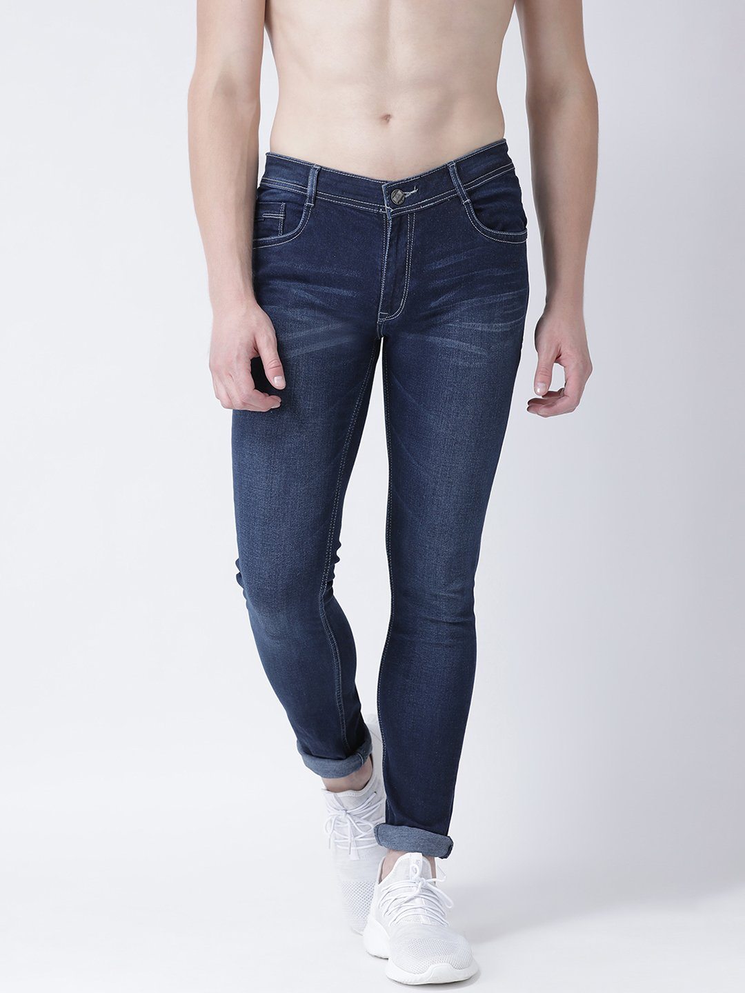 COBB Navy Blue Slim Fit Jeans - Cobbitaly.com