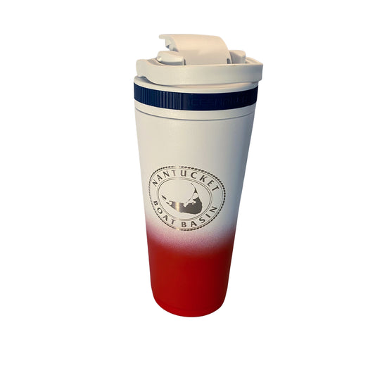 Nantucket All Over Sticker 24 oz Bottle – Nantucket Boat Basin