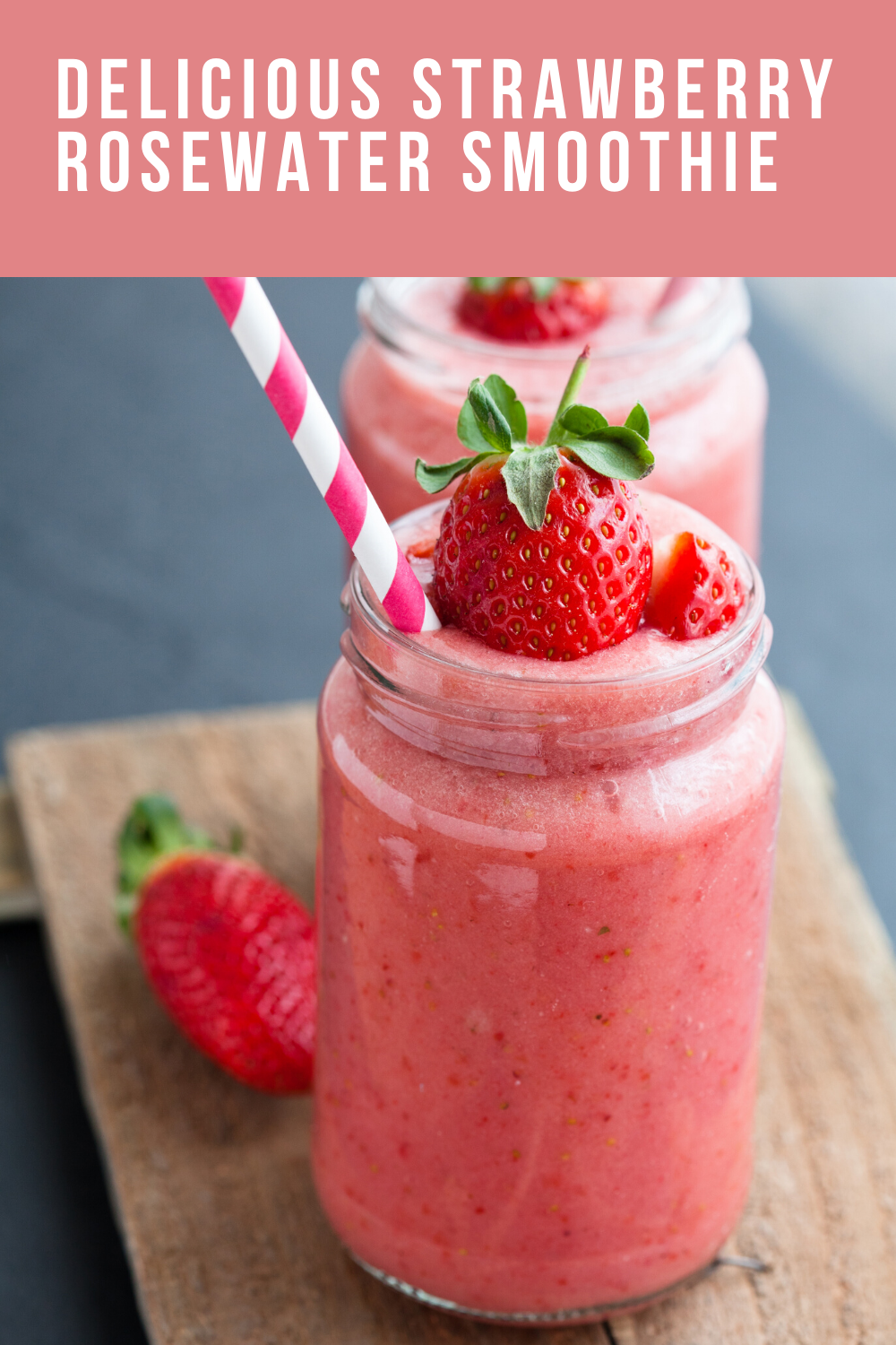 This strawberry rosewater smoothie is delicious and so easy, it is worth a try. The smoothie is also vegan friendly and gluten-free. Win-win, right? 