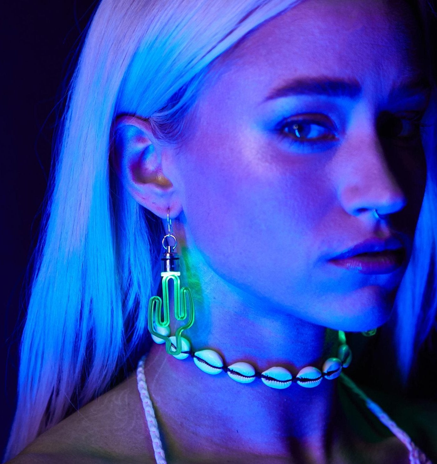 Image of LED Cactus Earrings