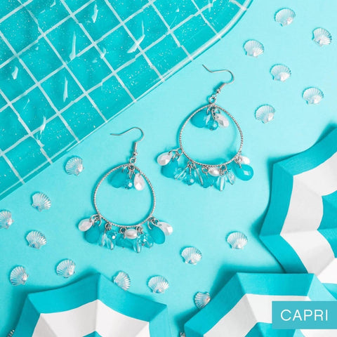 Spring 2024 Pantone Color Capri. Breezy and carefree, Capri evokes the spirit of island life. This vibrant blue hue transports you to sunny shores and endless adventures.
