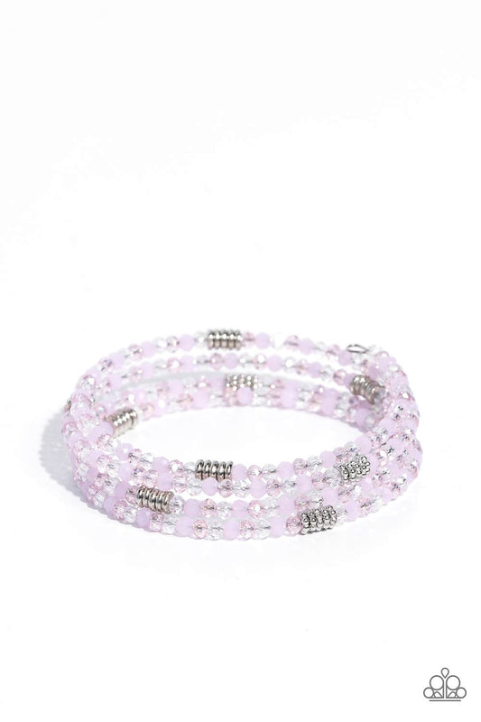 Paparazzi Metro Motif Pink Bracelet COIL ~ HTF~ *WOW ~ LQQK