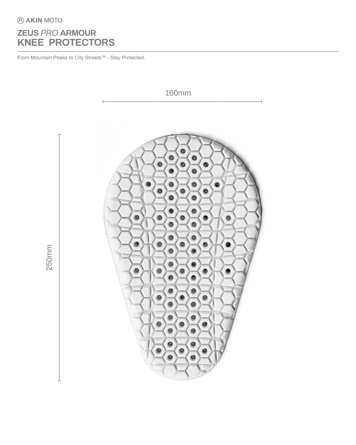 Zeus Pro Knee Dimensions