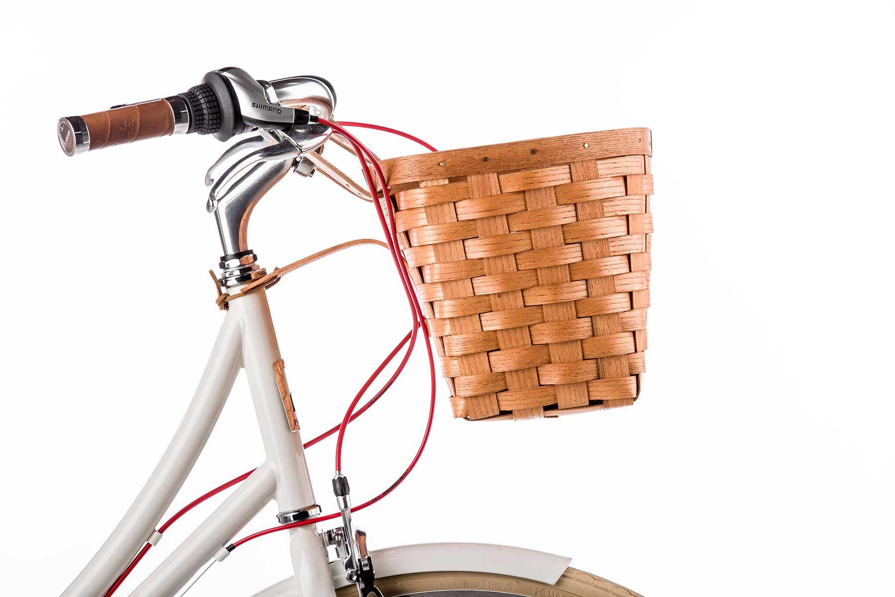 a bike with a basket