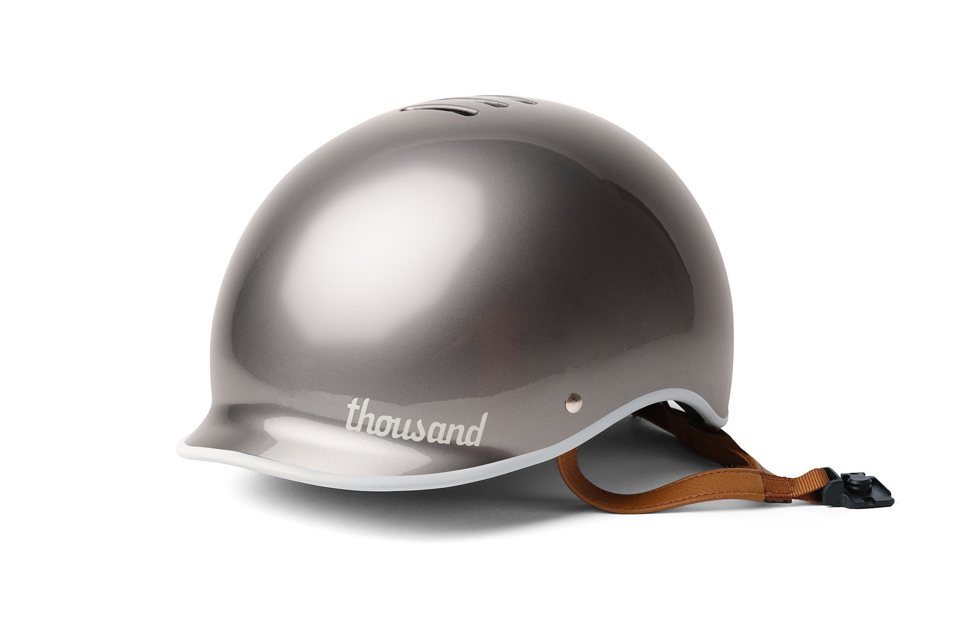 Heritage Helmet - Polished Titanium - LG