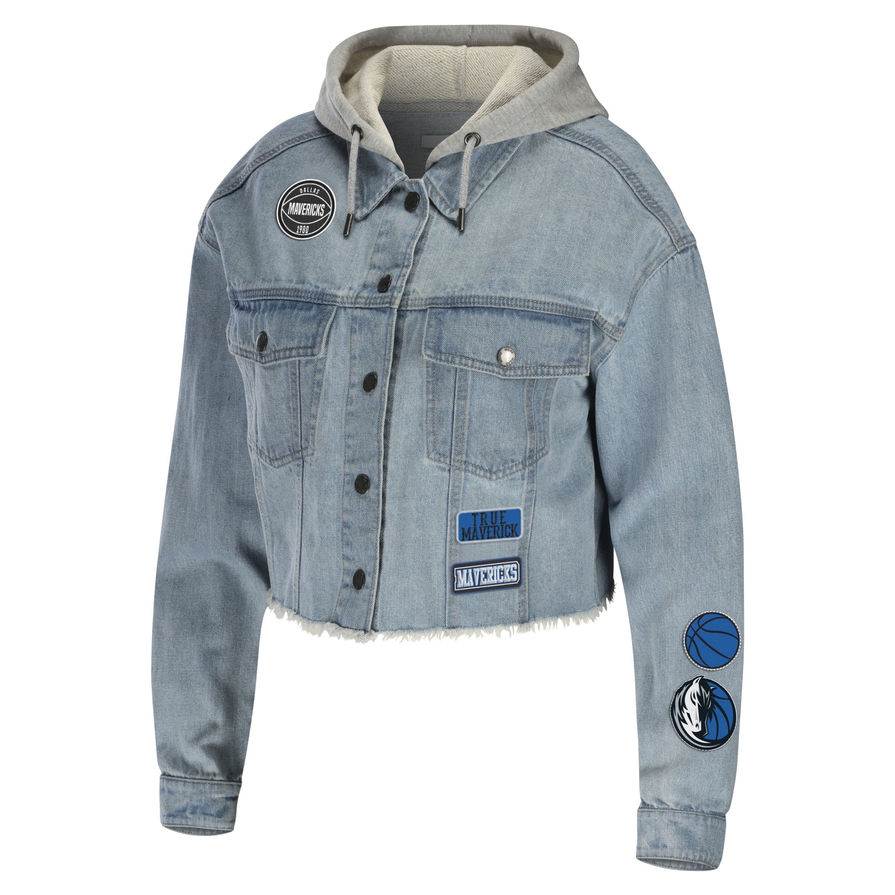 DALLAS MAVERICKS WEAR 2022 HOODED DENIM JACKET – DallasMavs.Shop