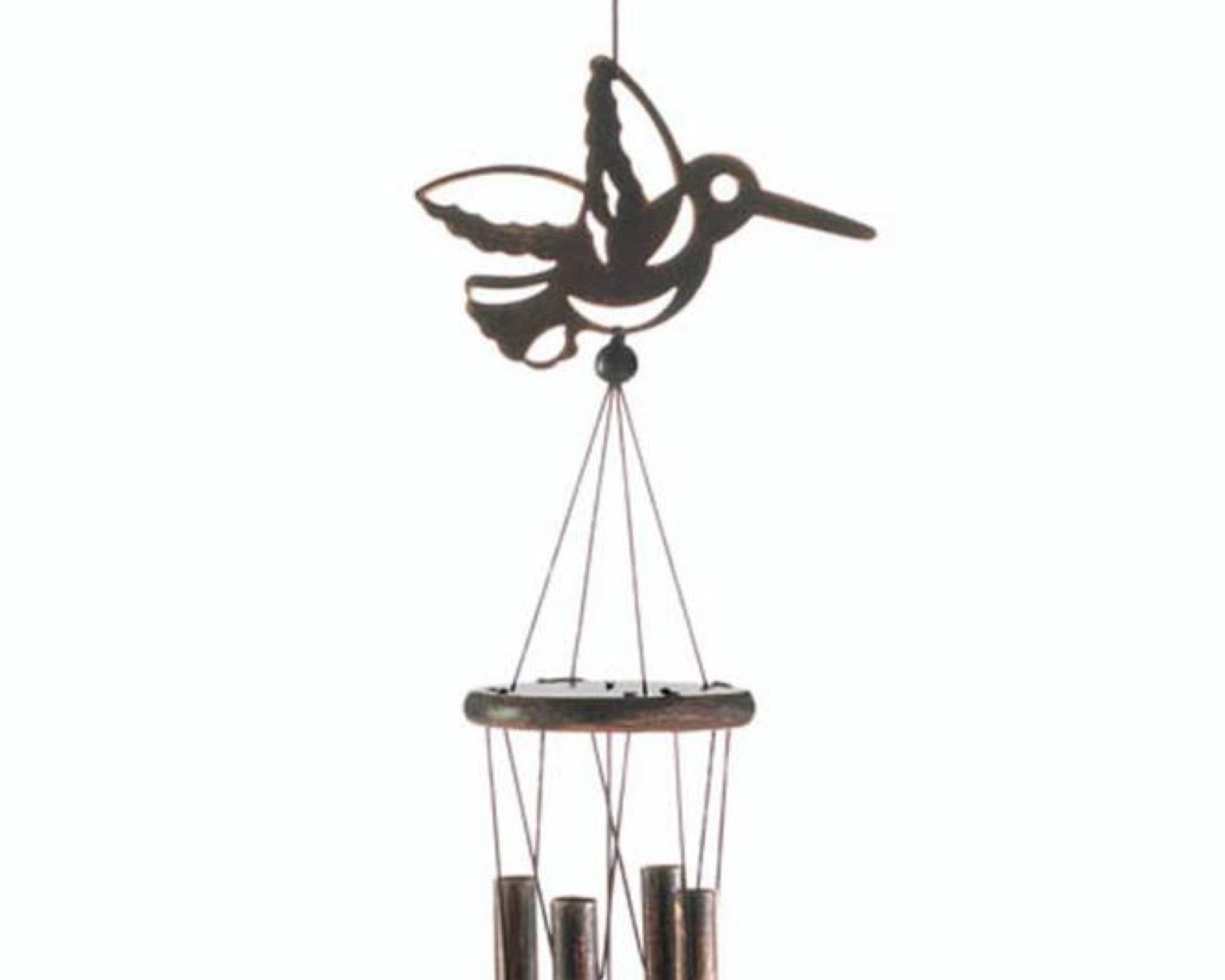 Iron flying hummingbird garden wind chime – JaBella Designs