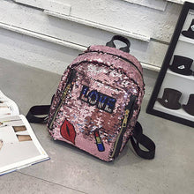 Load image into Gallery viewer, Charming  Festivals Color Changing Shinning Sequined Women Backpack