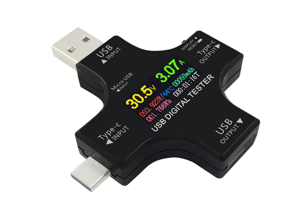 Gavmild Army Afståelse USB Power Meter with USB type-C, type-B, and Micro USB Port, RGB and B –  ALLNET China