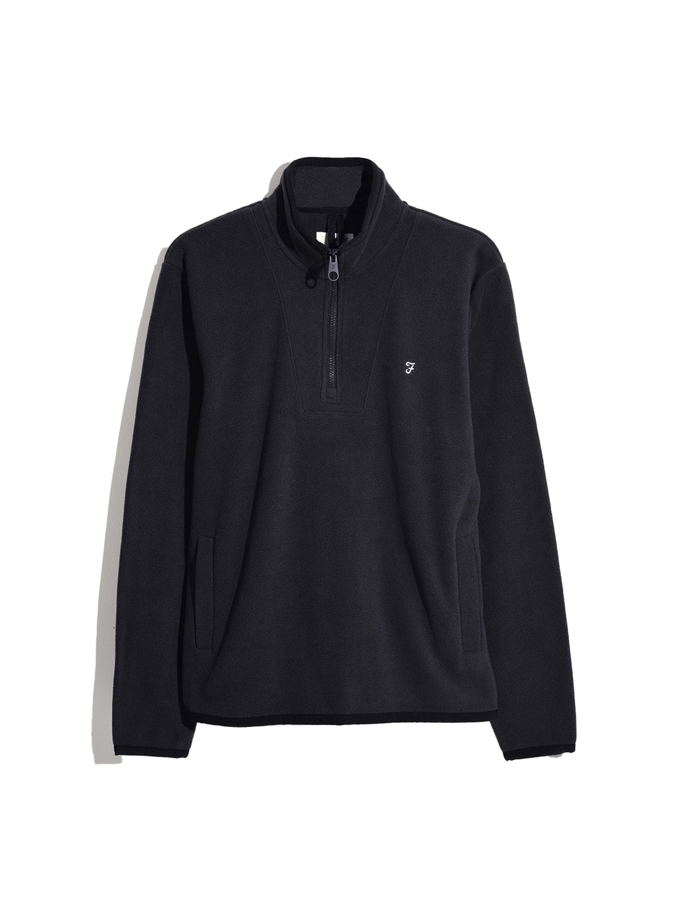 View Rush Quarter Zip Sweatshirt In Charcoal information