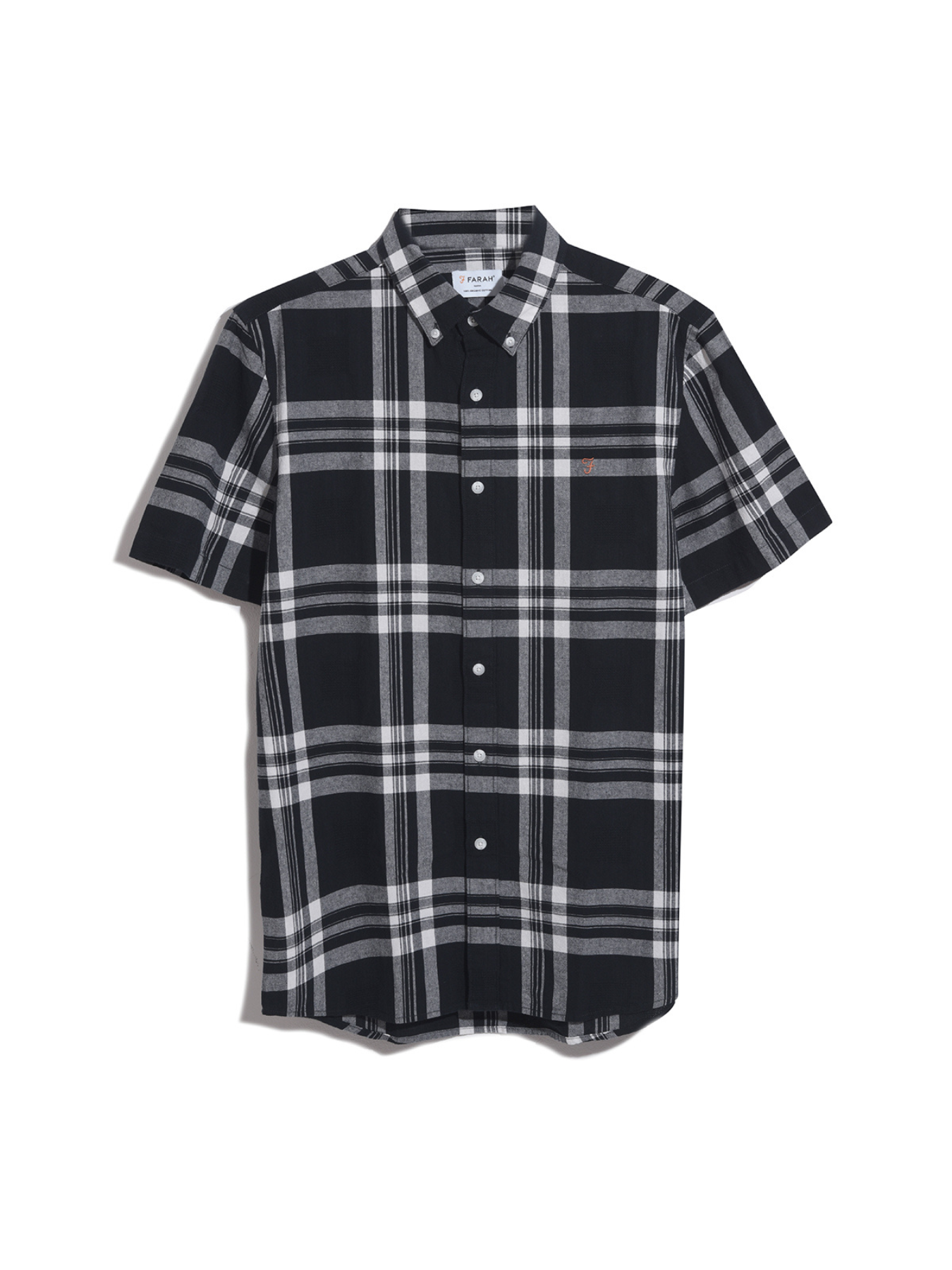 View Kele Check Short Sleeve Shirt In True Navy information