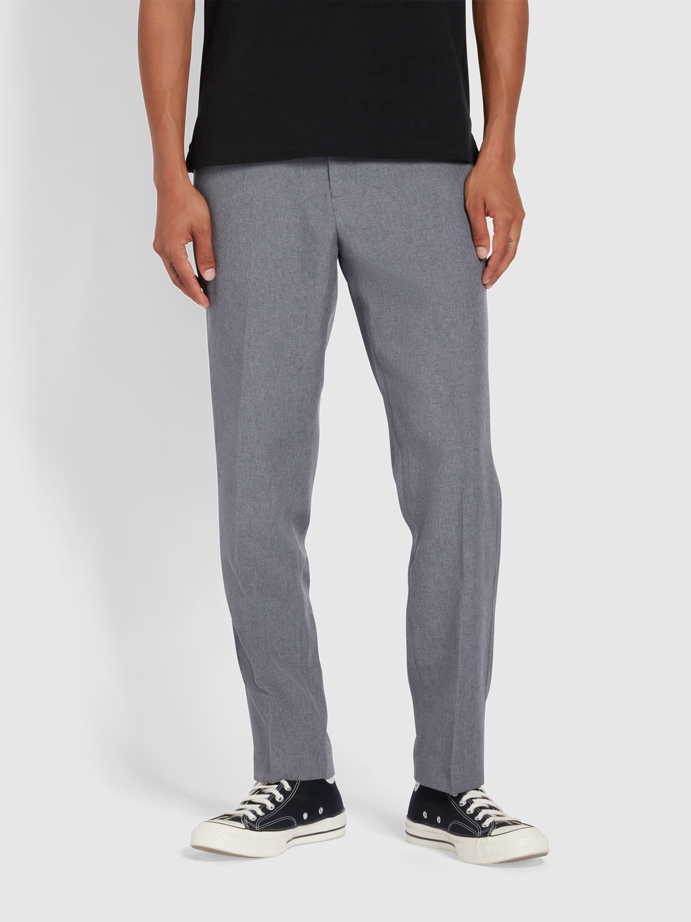 View Hopsack Trouser In Dark Grey information