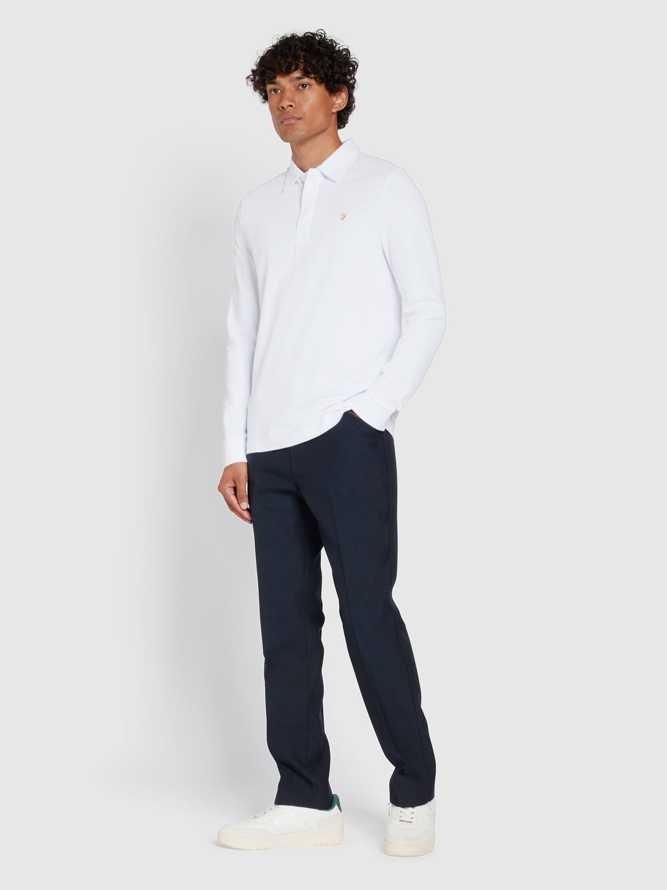 View Hopsack Traditional Trousers In Navy information