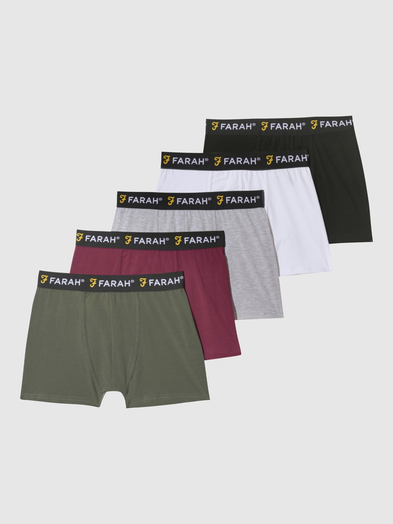 View 5 Pack Gaveer Boxers In Assorted Colours information