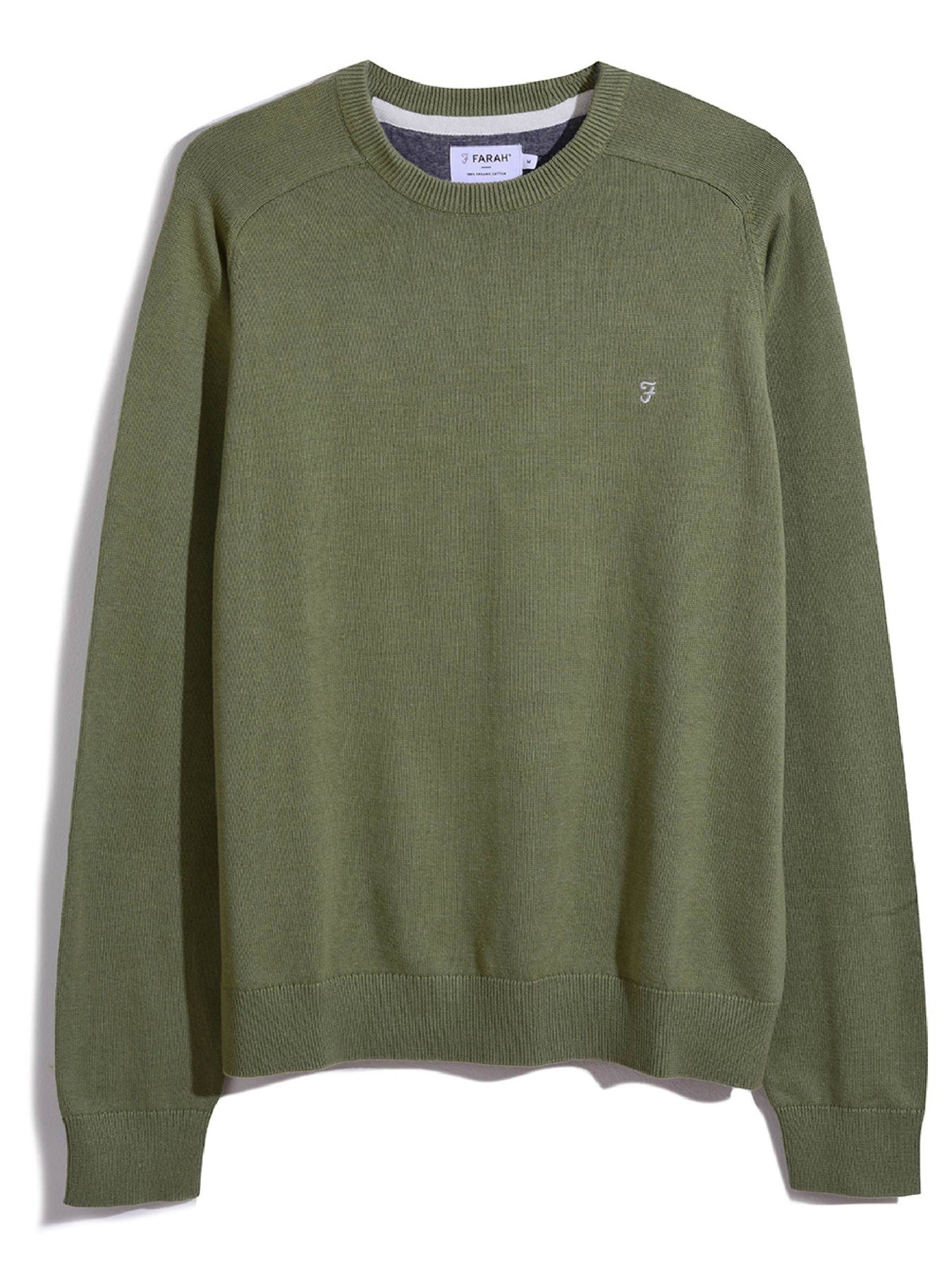 View Stern Crew Jumper In Oil Green information