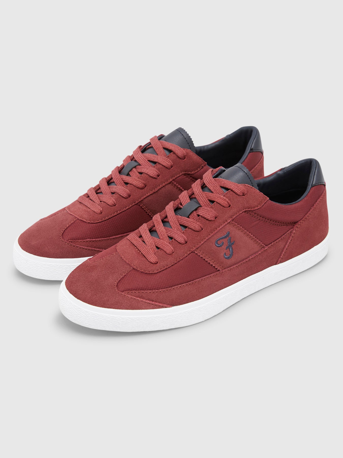 View Stanton Leather Trainer In Red Rivera information