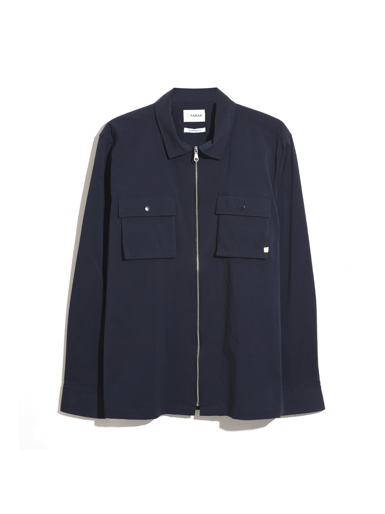 Lynden Relaxed Fit Long Sleeve Shirt In True Navy