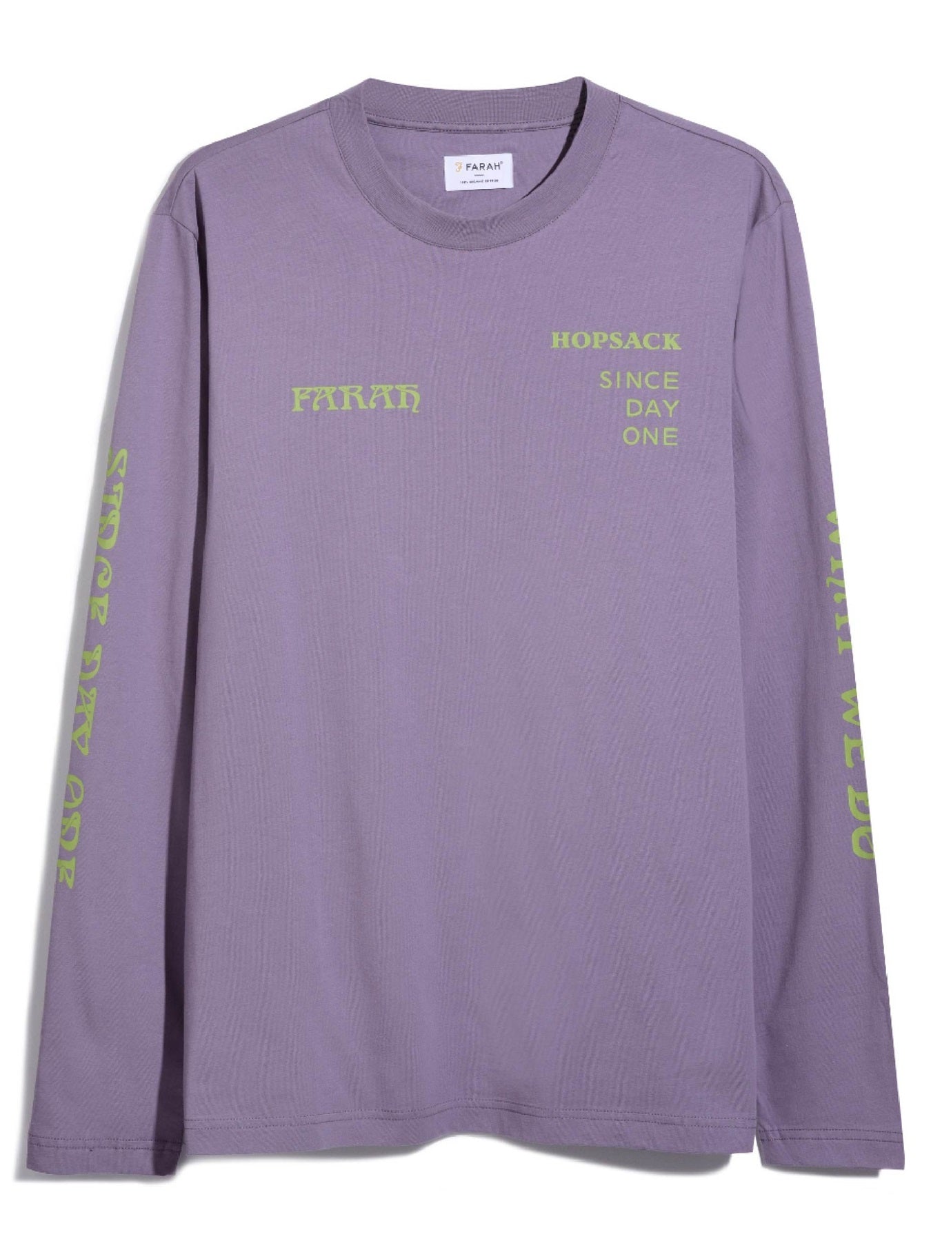 View Lopez Graphic Long Sleeve Tee In Dusty Purple information