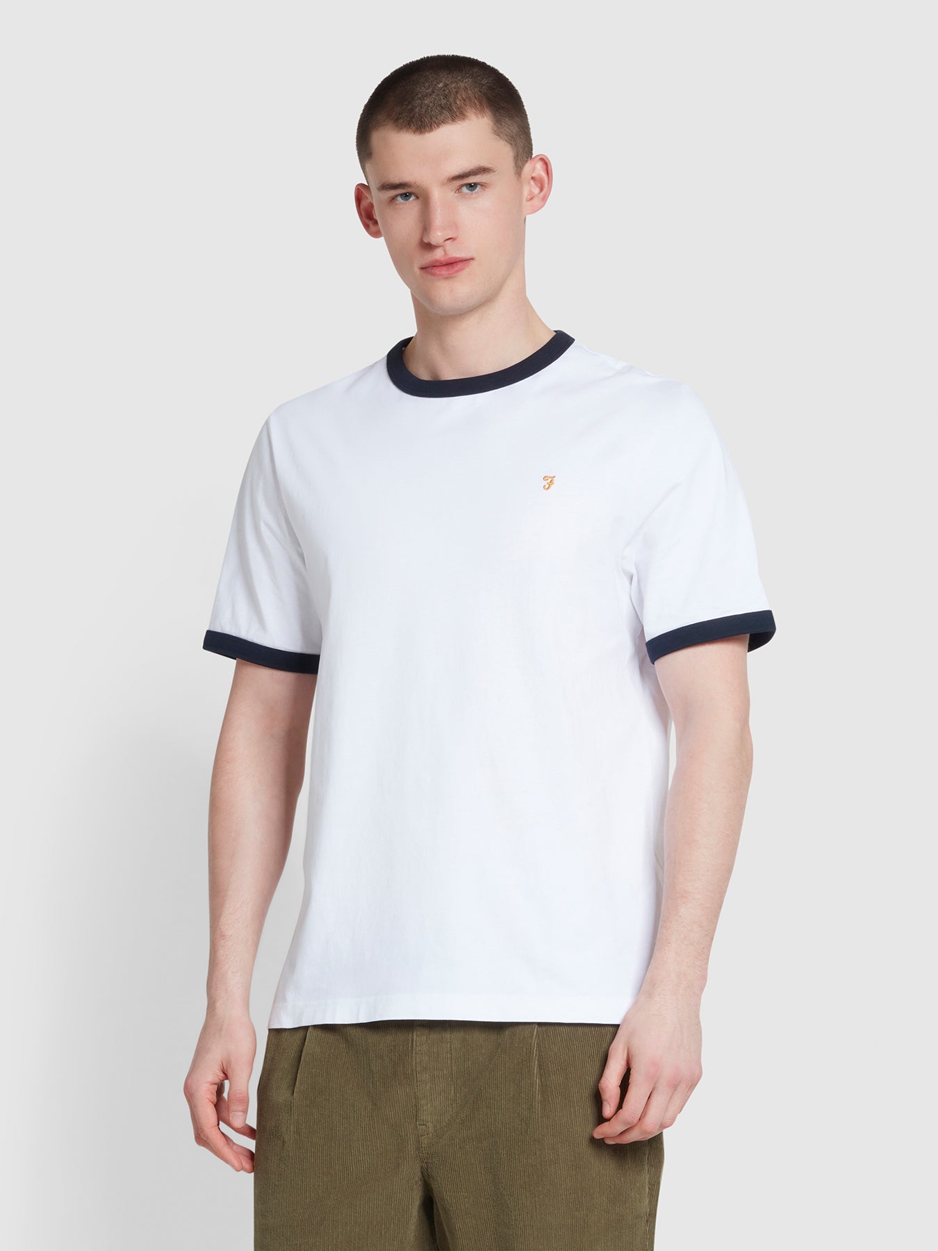 View Groves Regular Fit TShirt In White information