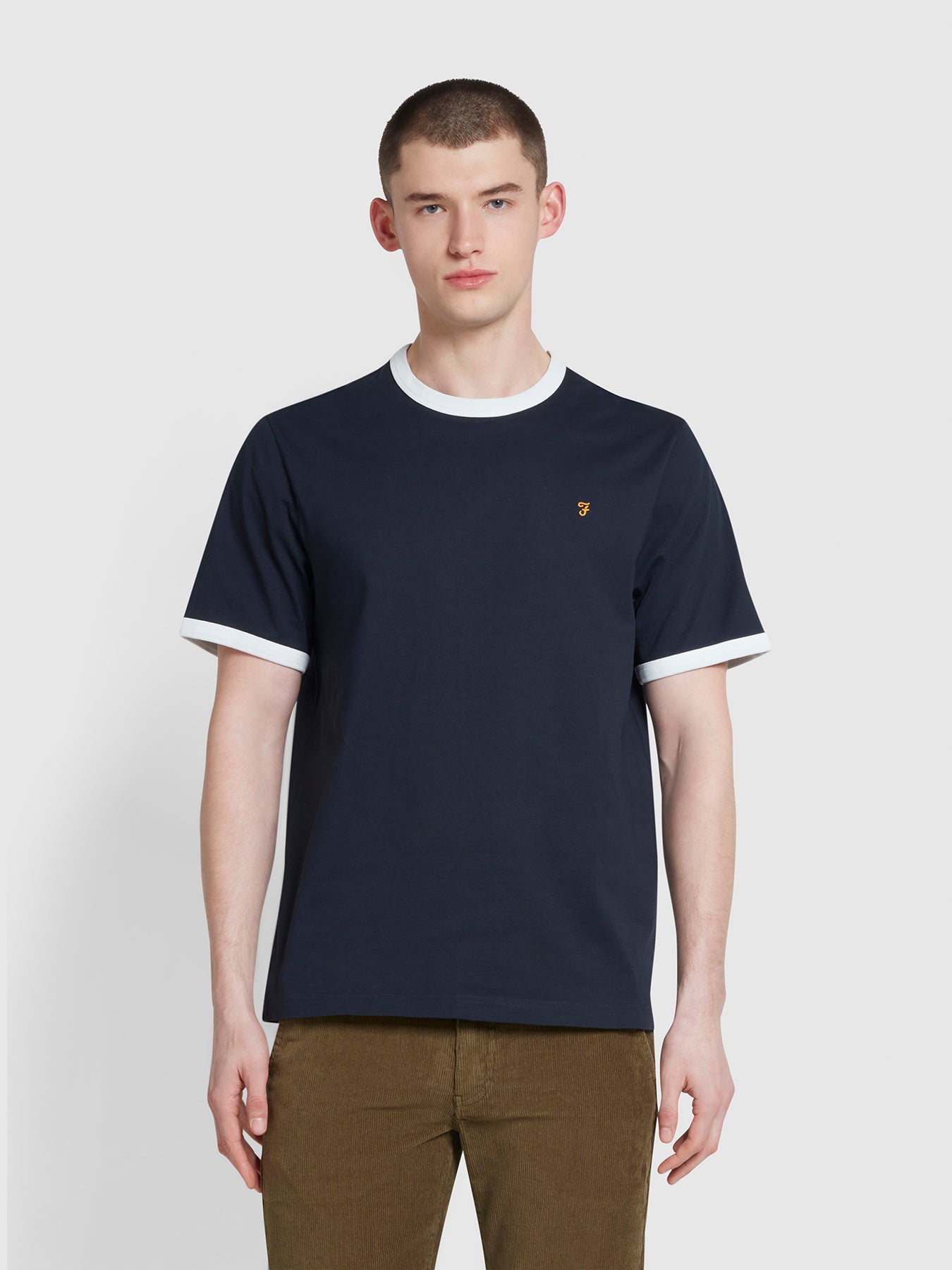 View Groves Regular Fit TShirt In True Navy information