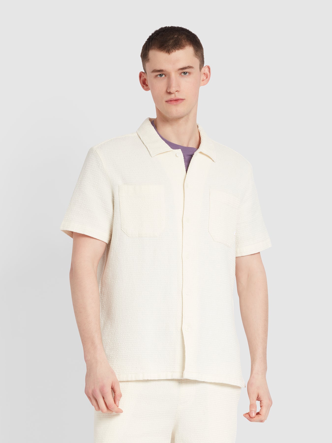 View Astro Short Sleeve Shirt In Ecru information