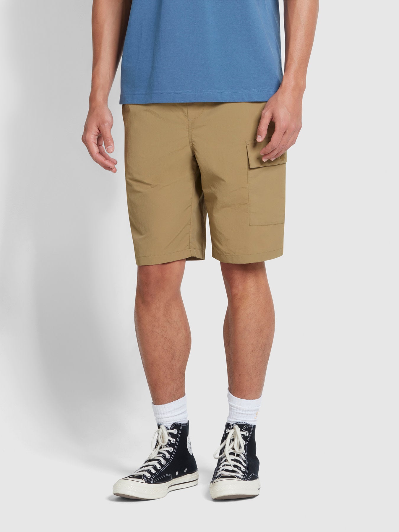 View Mayhew Drawstring Shorts In True Khaki information