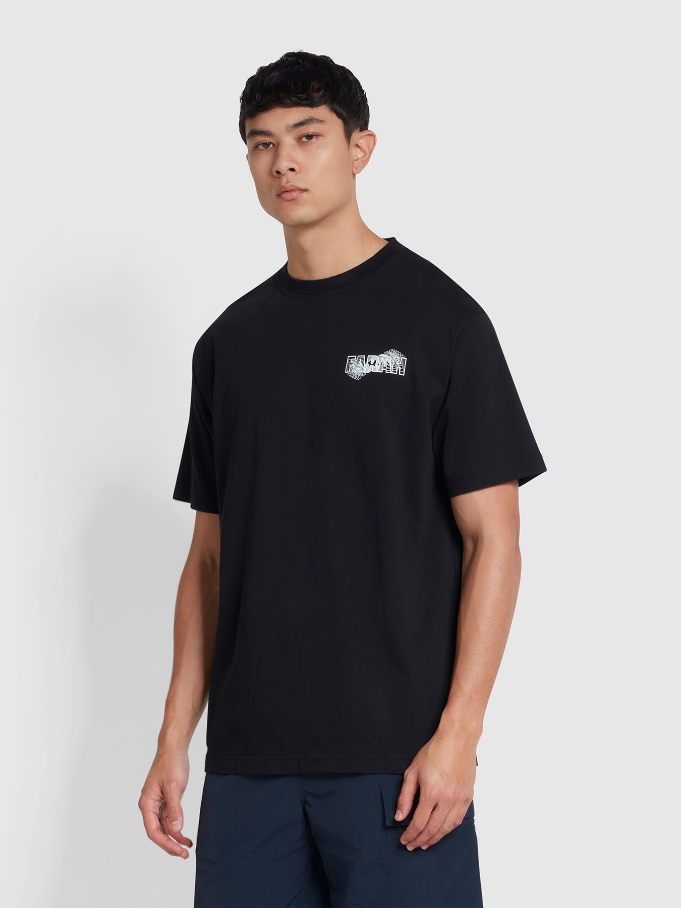 View Moore Graphic Print TShirt In Black information