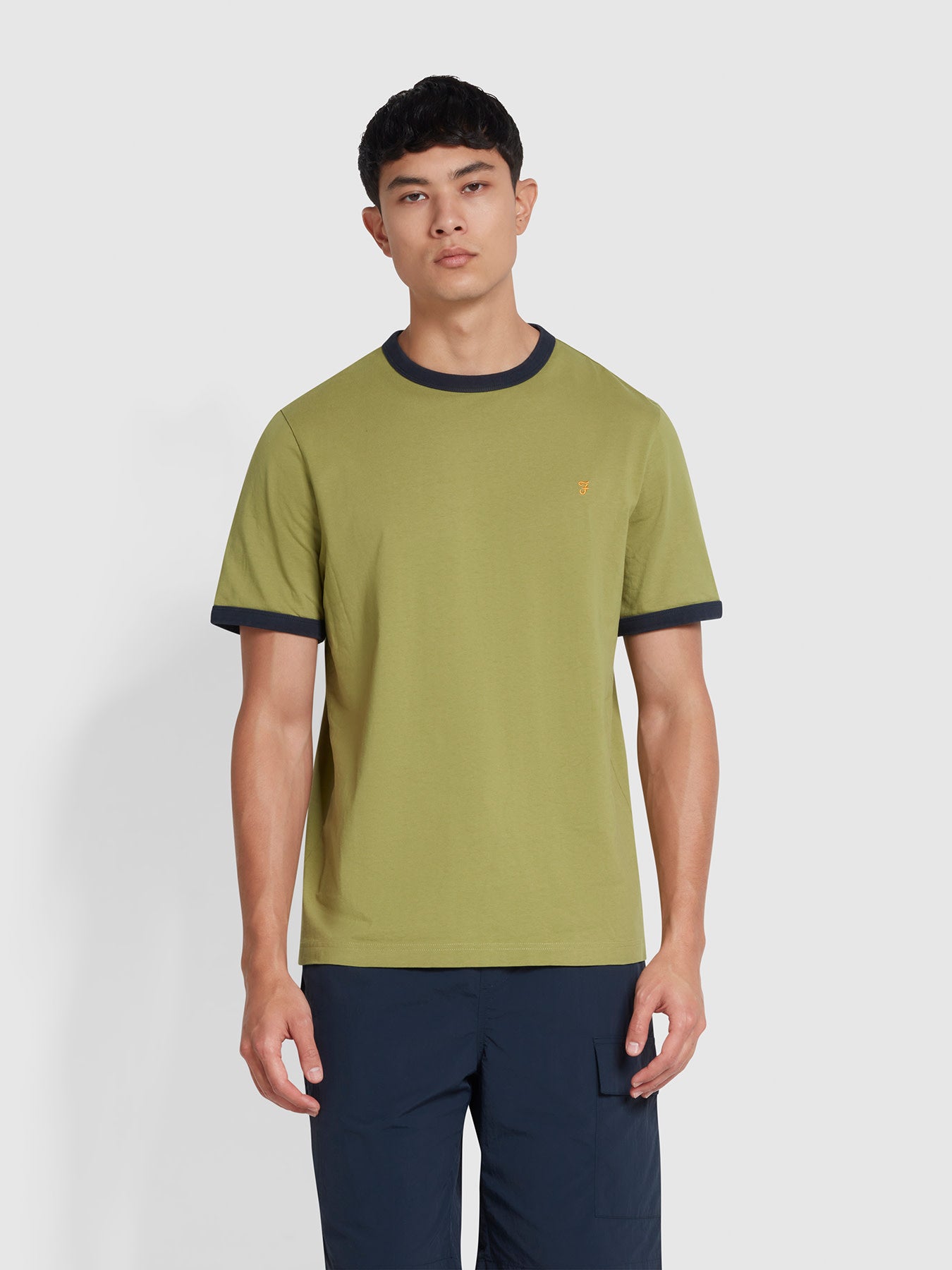 View Groves Regular Fit TShirt In Moss Green information