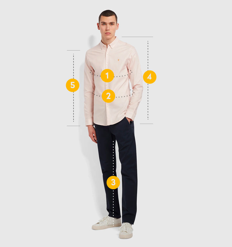 men's shirt size measurements