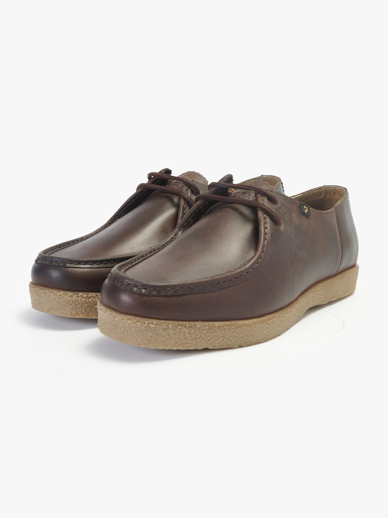 Farah Sander Wallabee Shoes In Brown