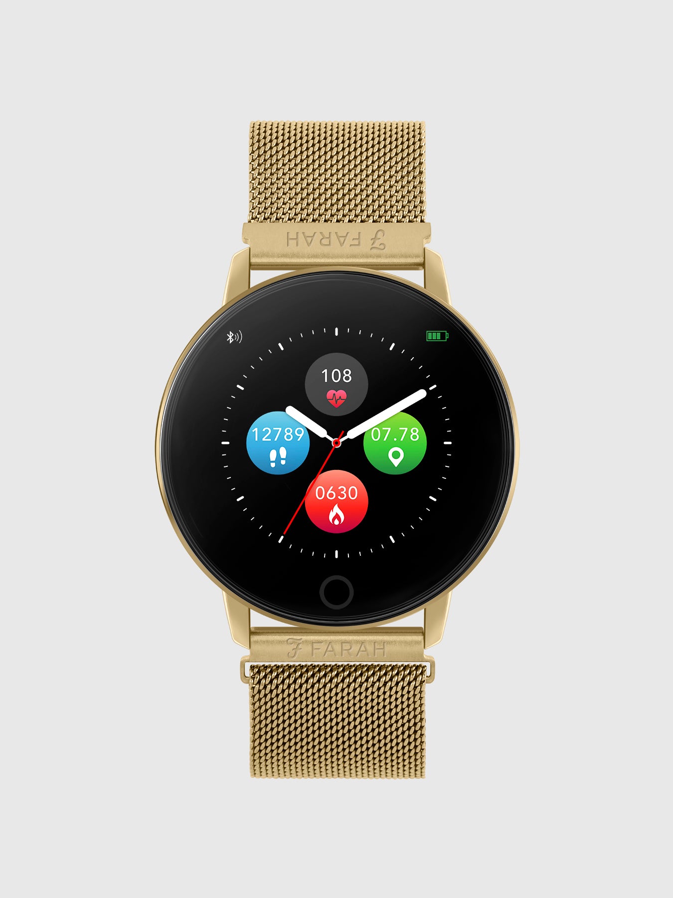 Farah Farah Series 5 Smart Watch In Gold