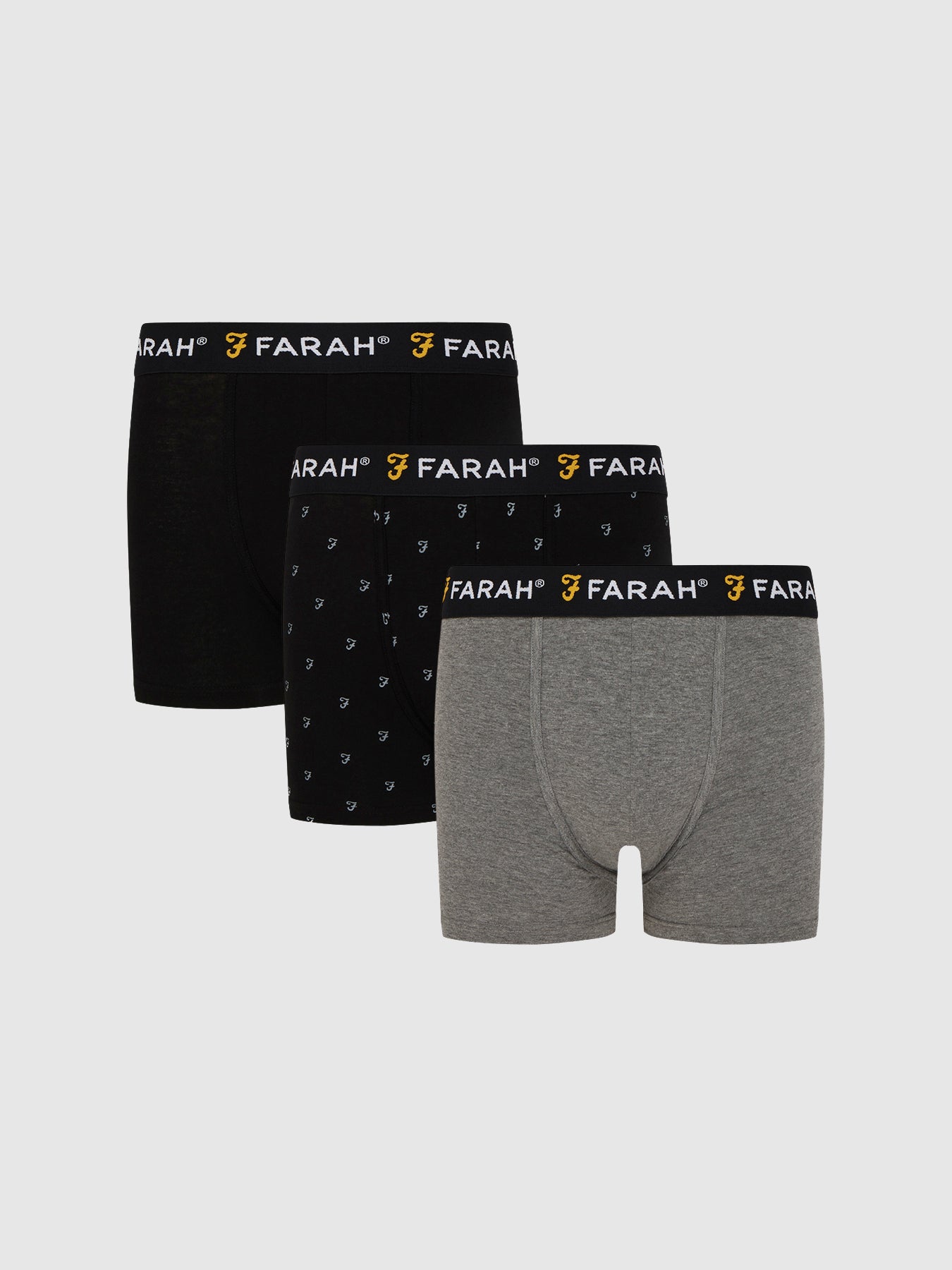 Farah Valli 3 Pack Boxers In Multi-Coloured