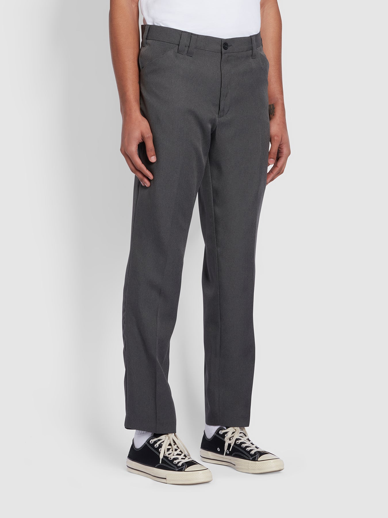 View Ladbroke Hopsack Trousers In Farah Grey information