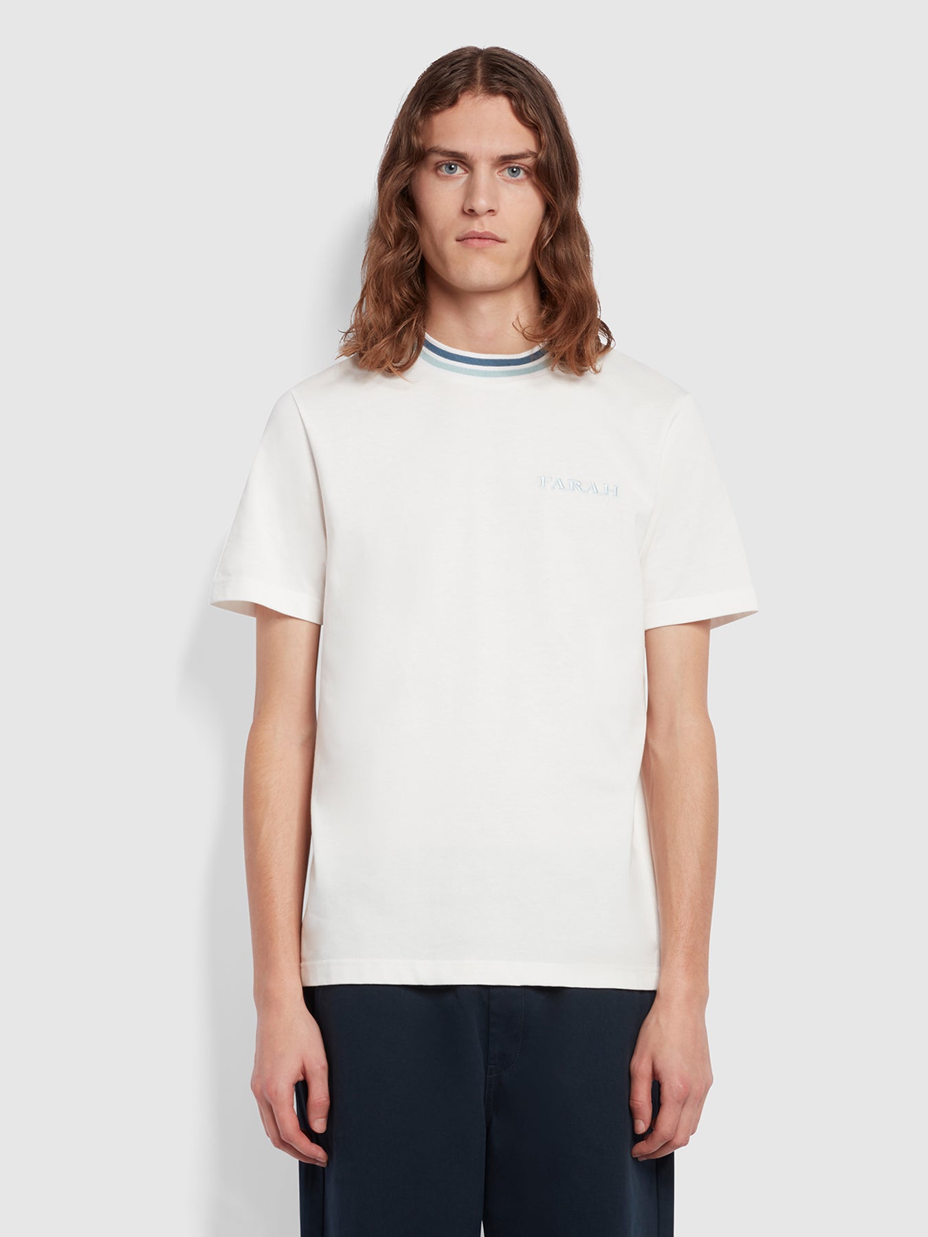 Hanley Regular Fit Short Sleeve T-Shirt In Ecru