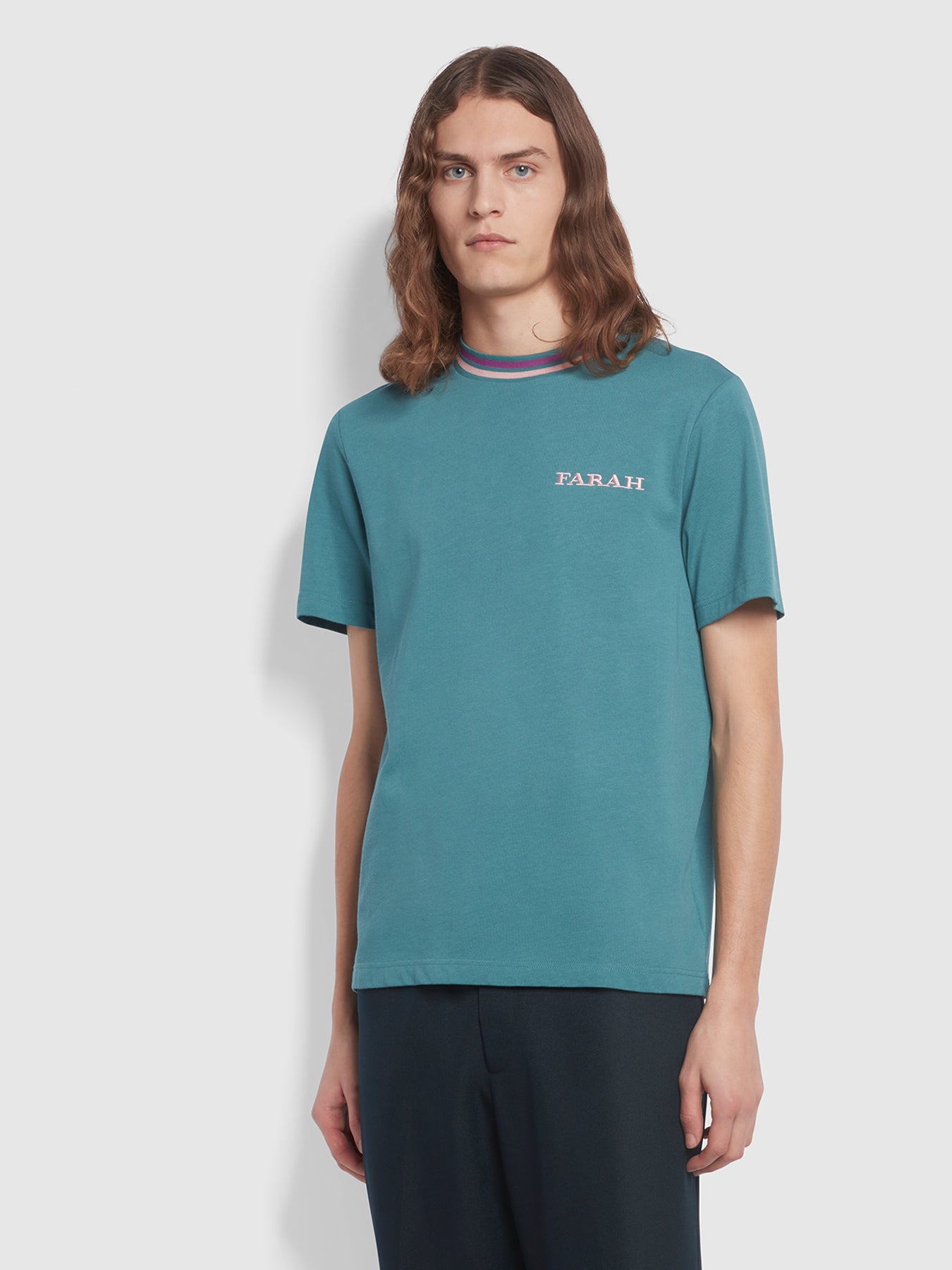 View Hanley Regular Fit Short Sleeve TShirt In Ocean information