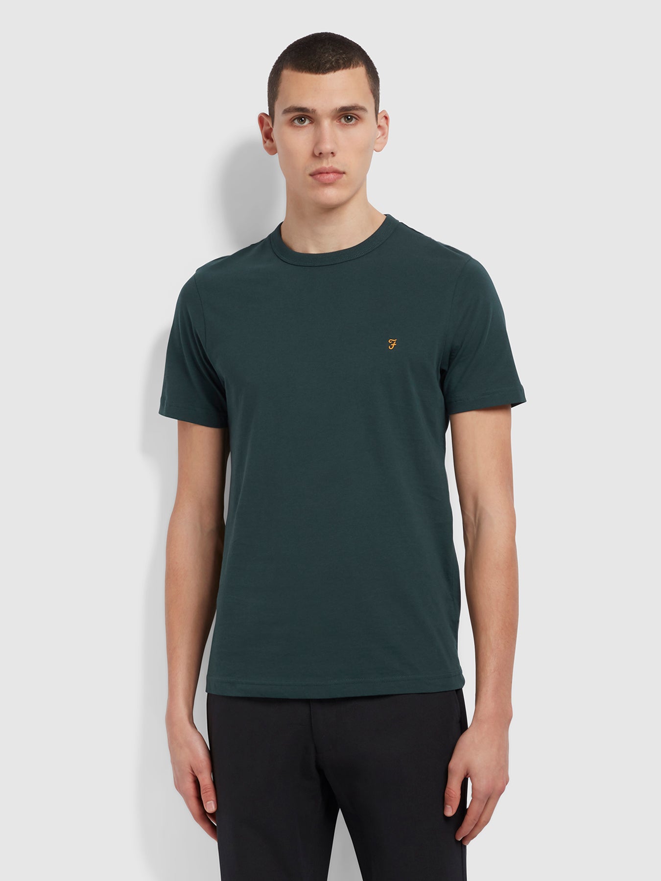 View Farah Danny TShirt Green Mens information