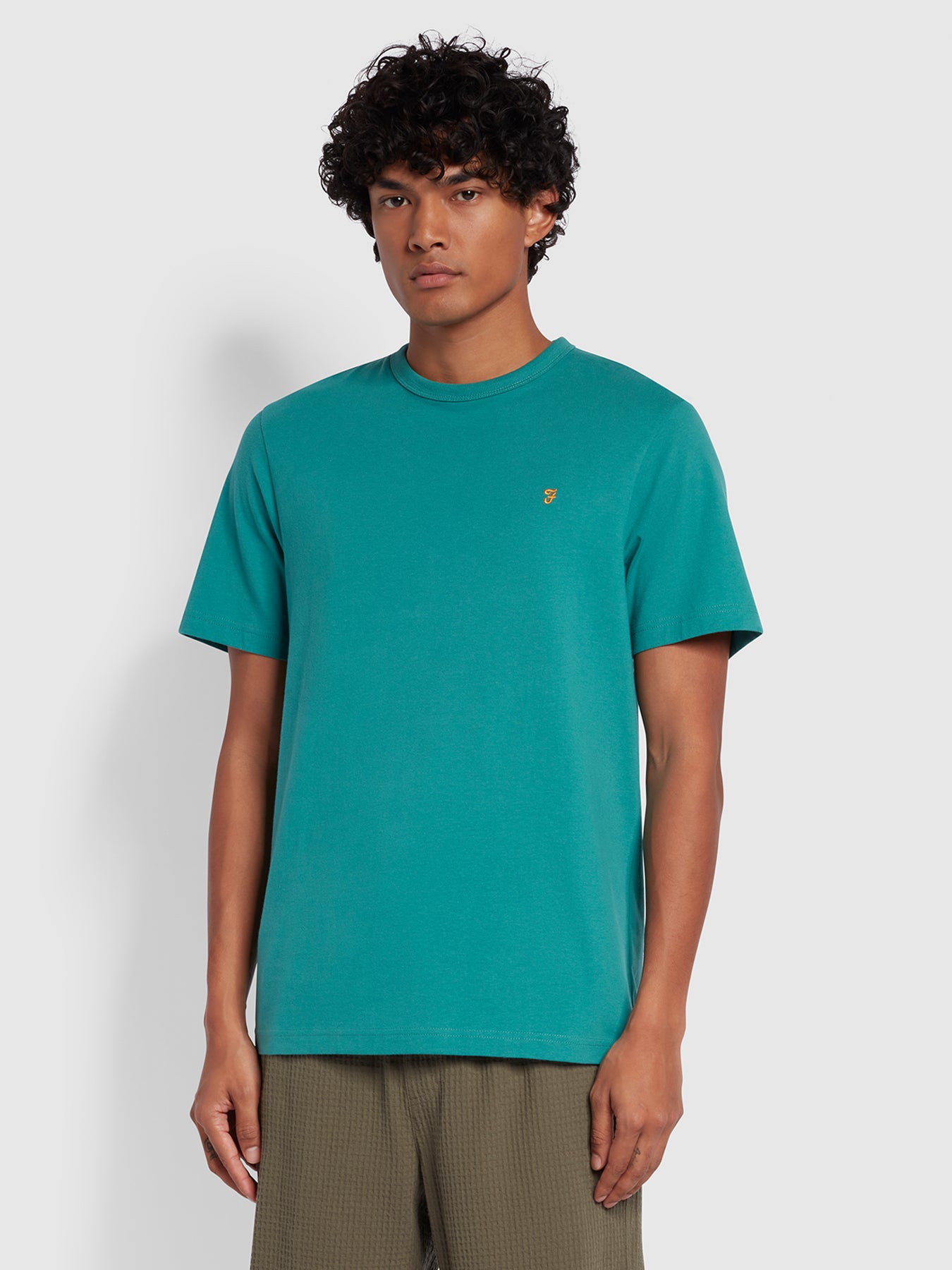 View Danny Regular Fit Short Sleeve TShirt In Mallard Green information