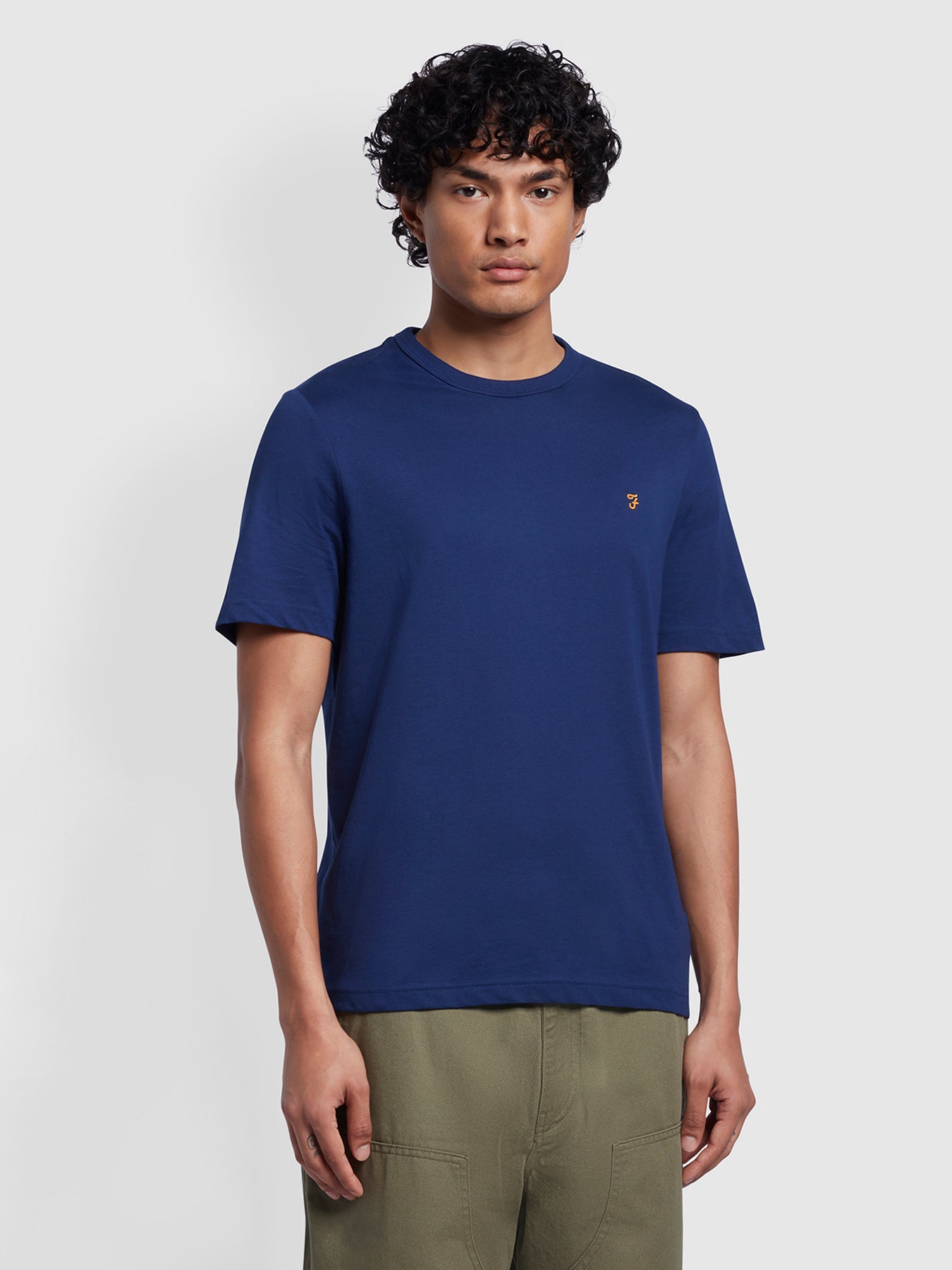 View Danny Regular Fit Short Sleeve TShirt In Rich Indigo information