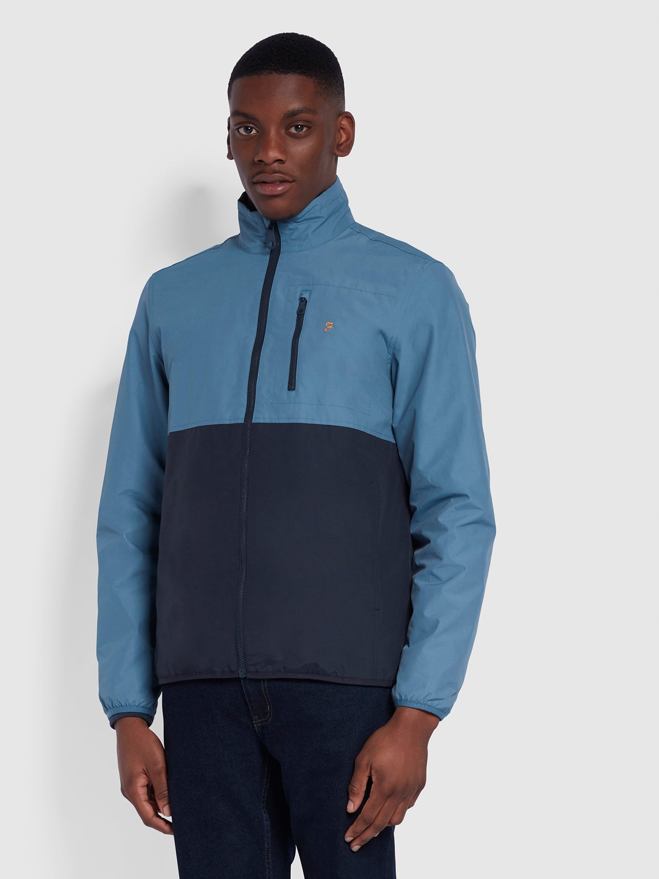 Farah Washington Jacket In Blue