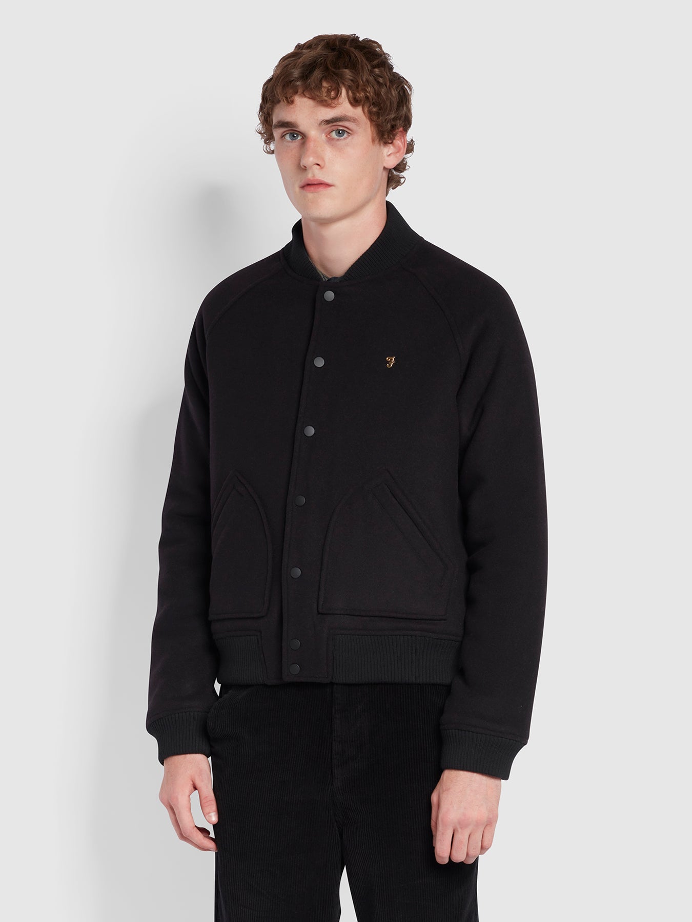 View Farah Verlaine Bomber Jacket In Black Black Mens information