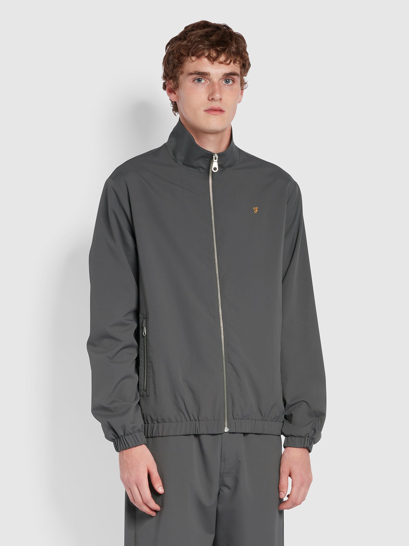 View Marky Blouson Jacket In Farah Grey information