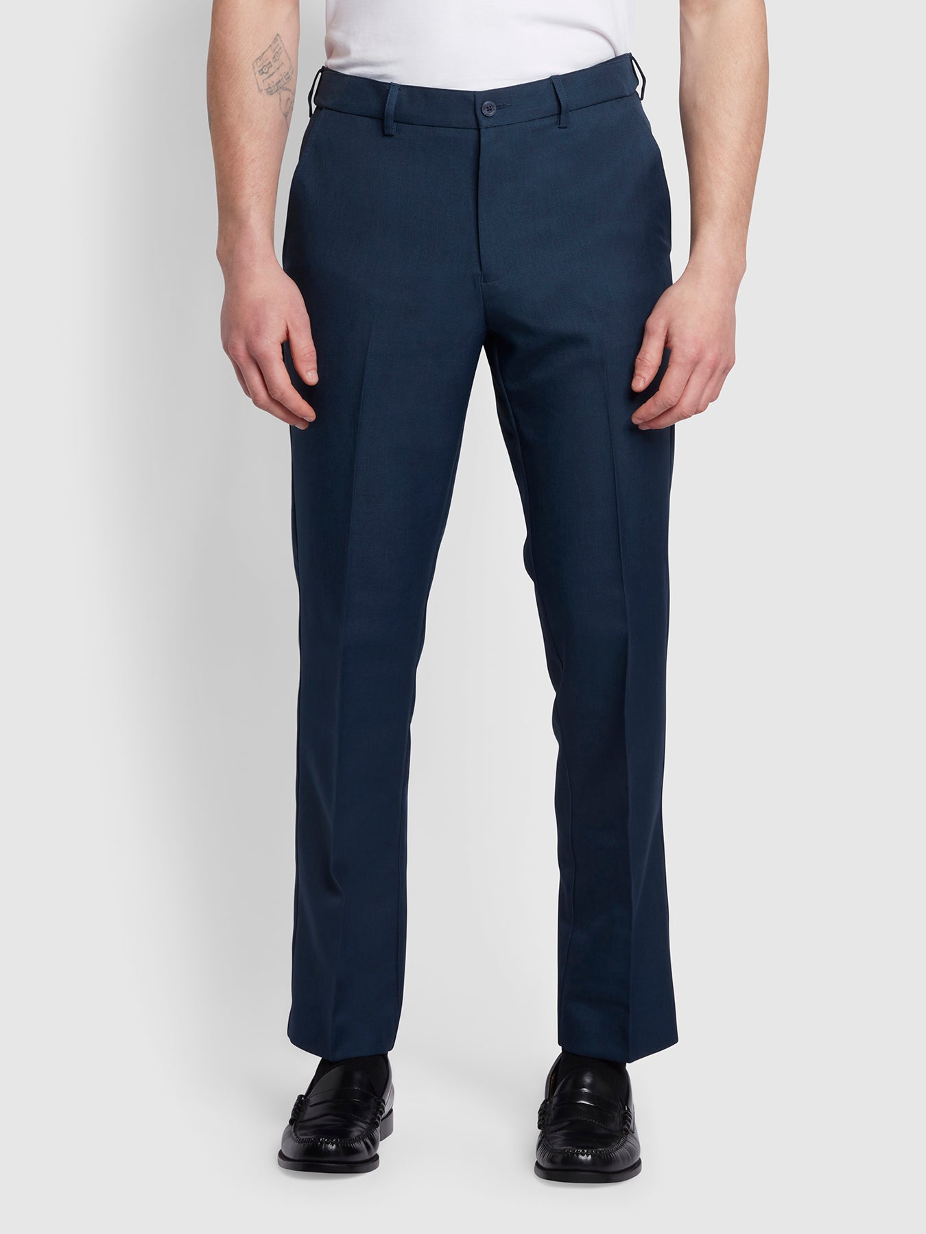 View Roachman Flexi Waist Trousers In Midnight information