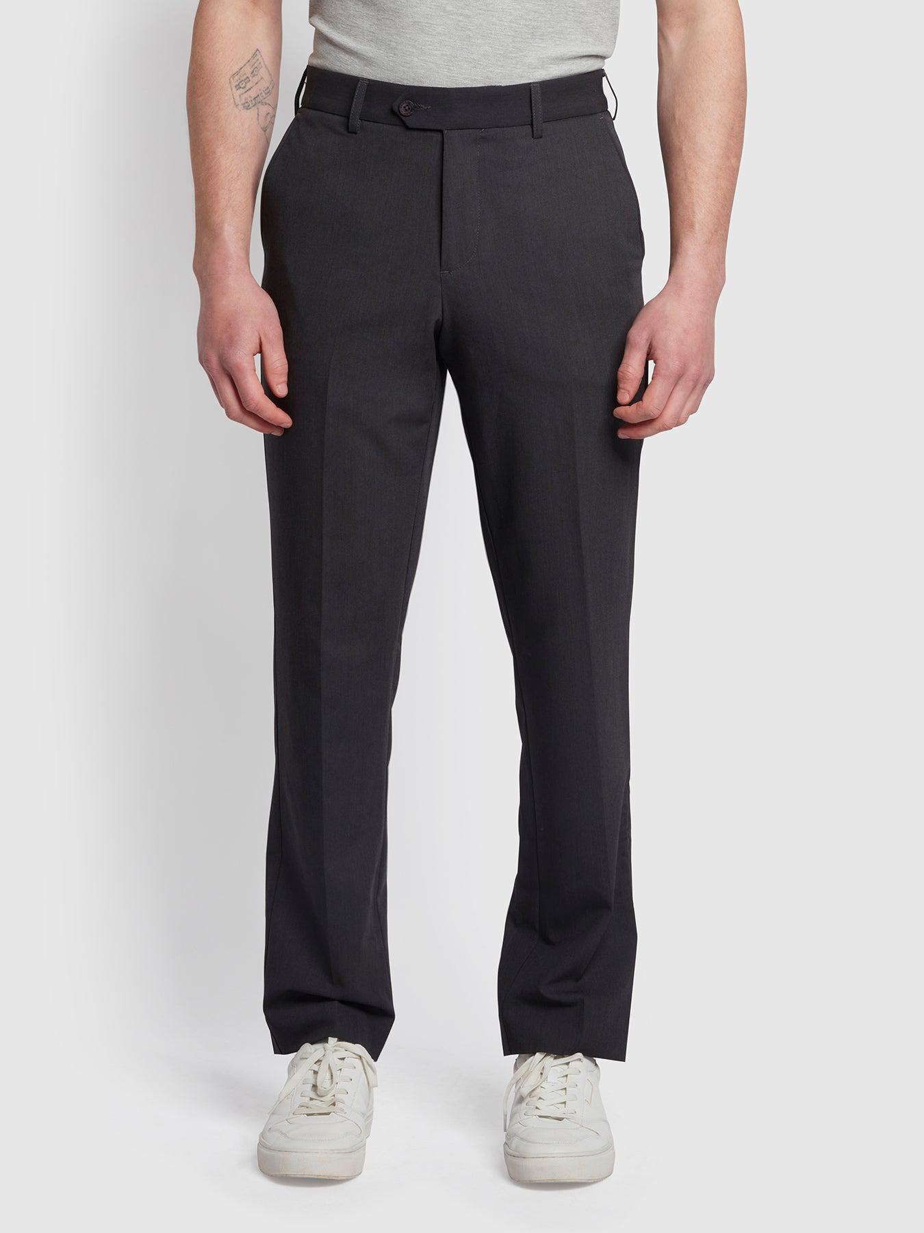 View Roachman 4 Way Stretch Trousers In Charcoal information