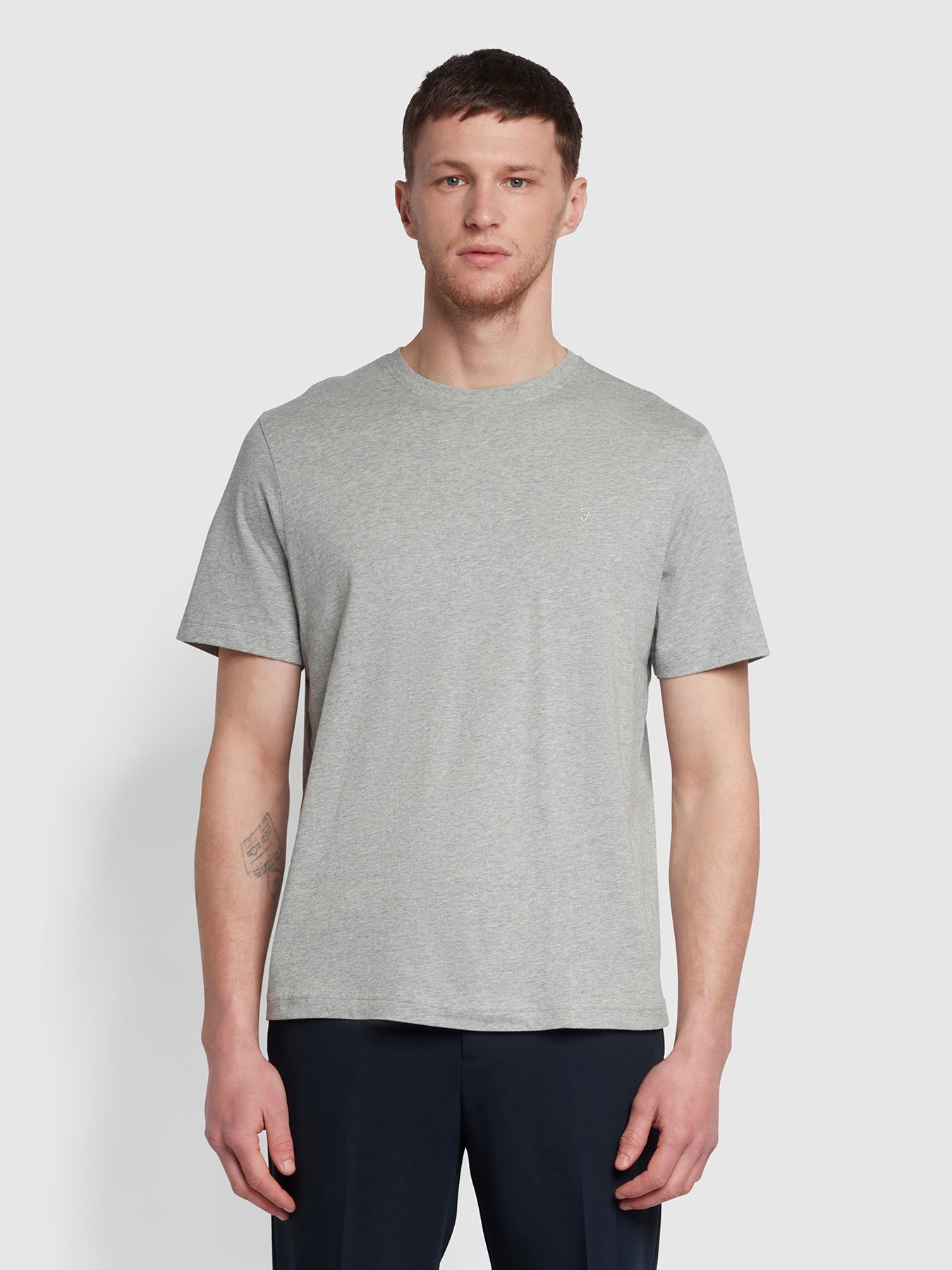 Eddie Short Sleeve T-Shirt In Rain Heather