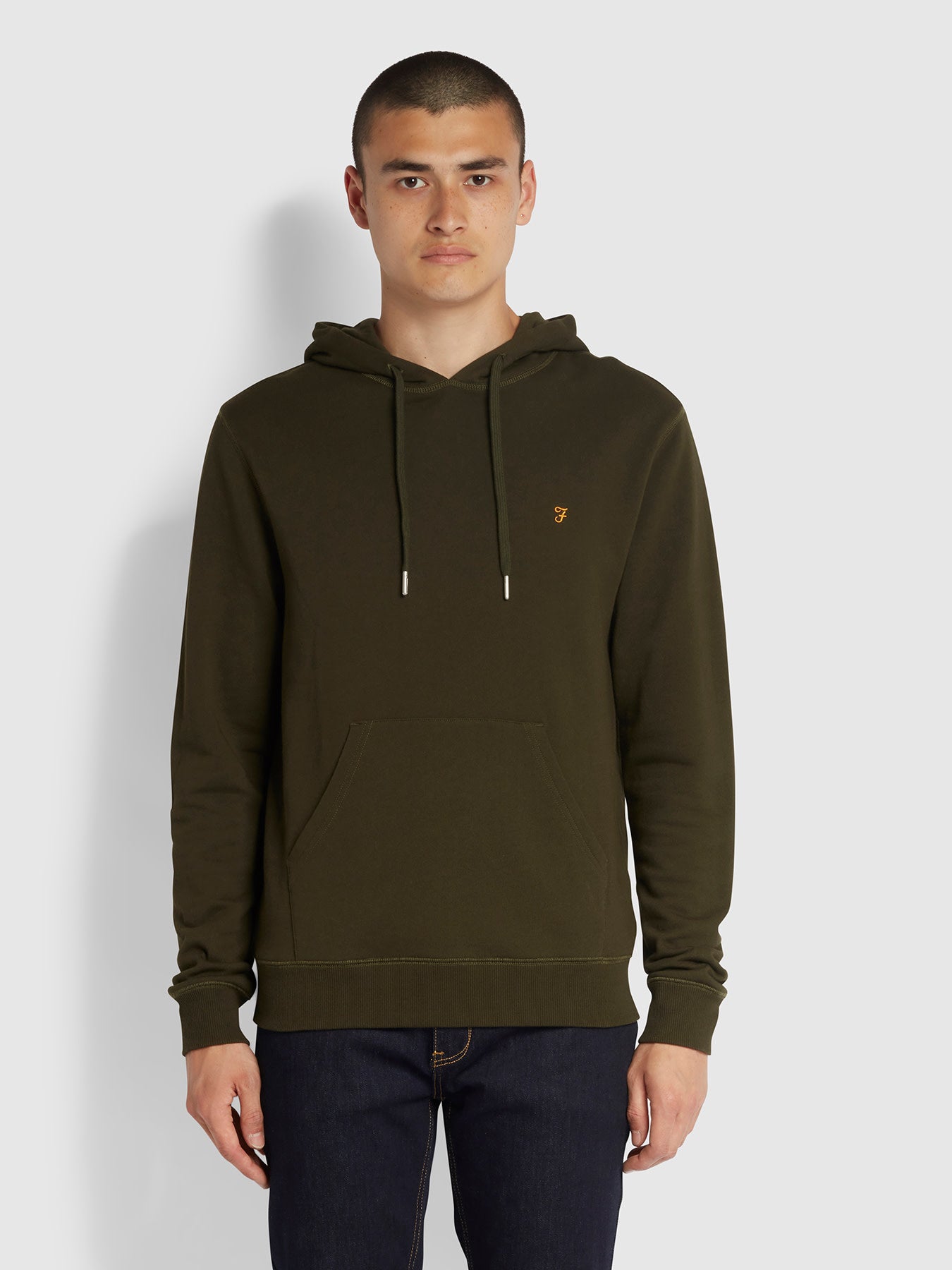 View Zain Organic Cotton Hoodie In Evergreen information